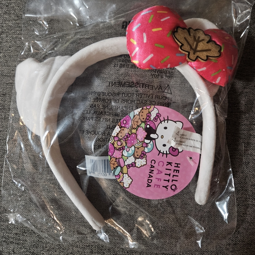 Hello Kitty Pink Sprinkle Donut Headband